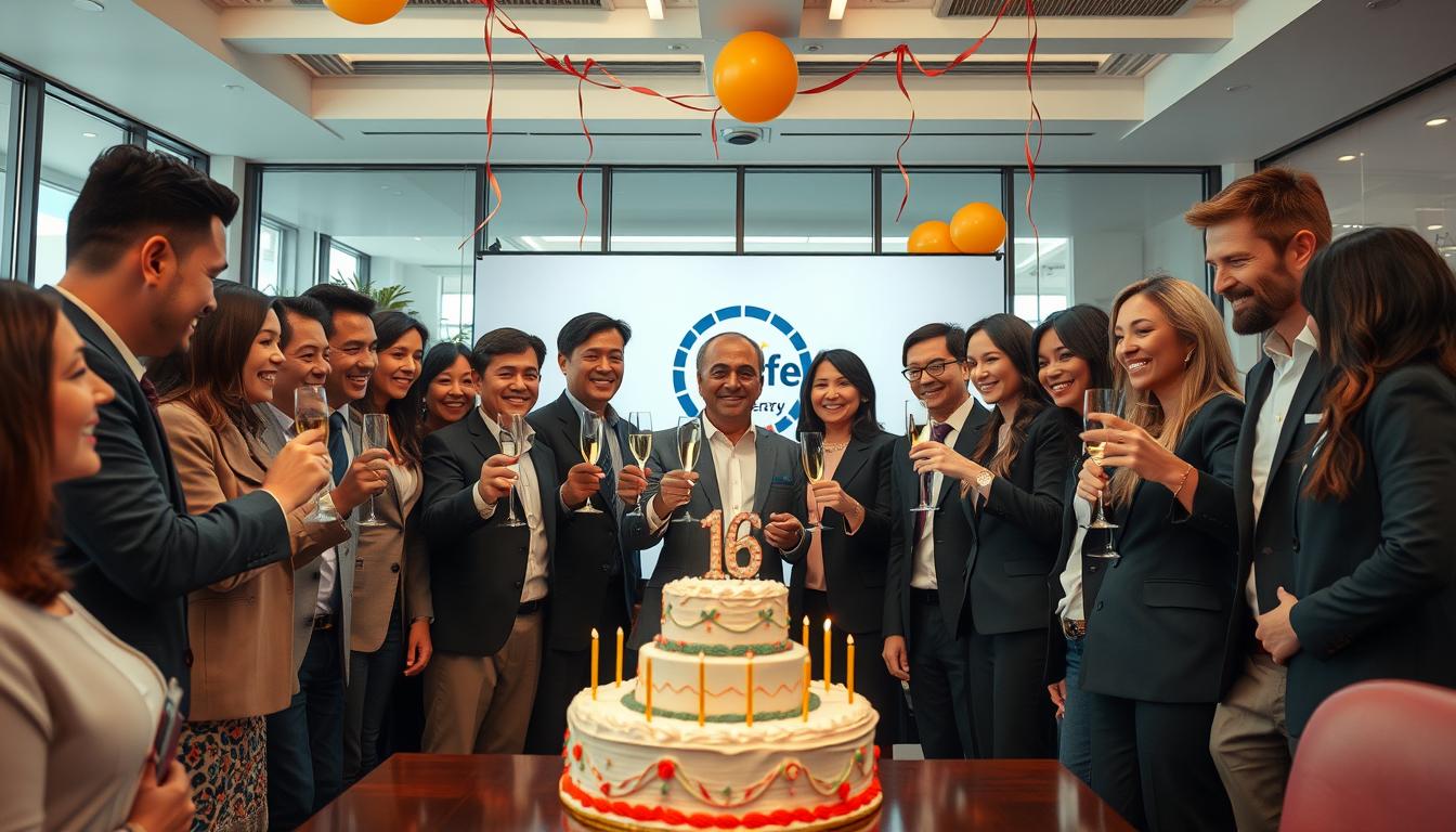 Jubileusz firmy życzenia