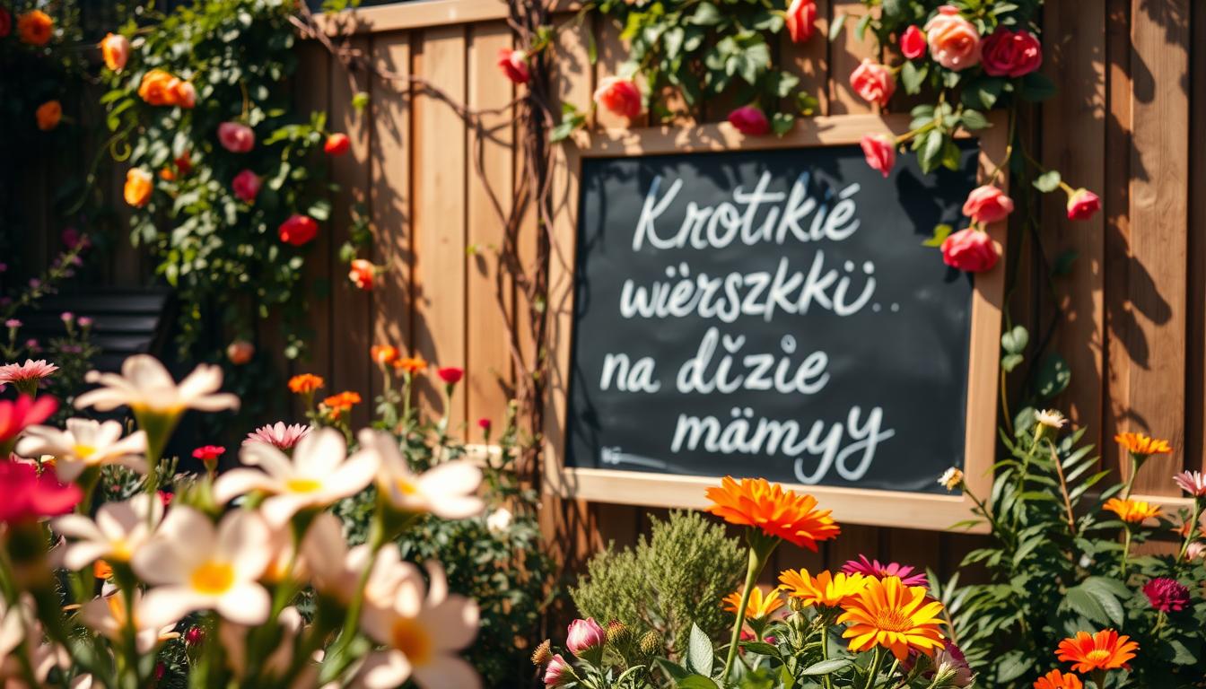 Krótkie wierszyki na dzień mamy