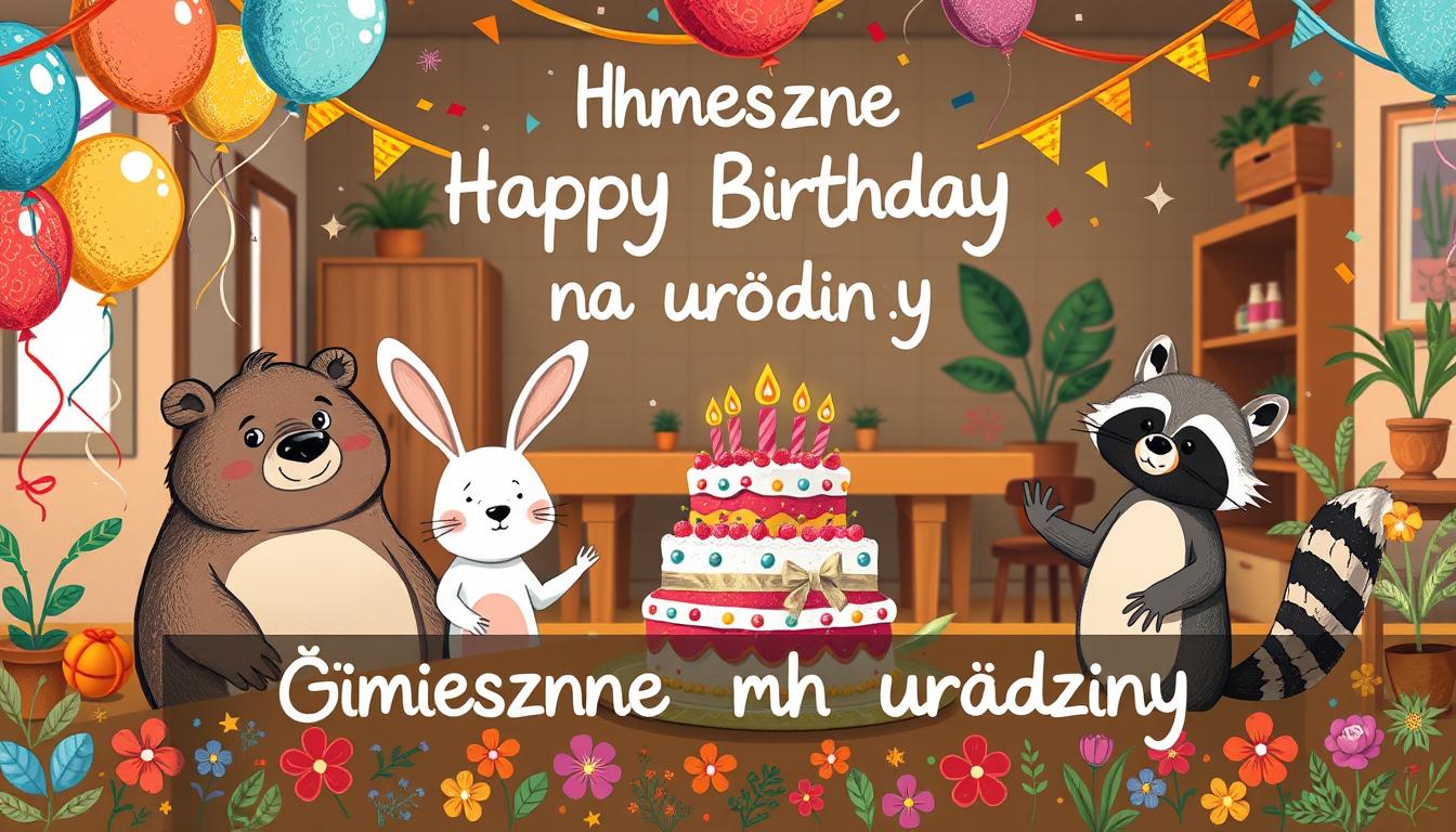 Śmieszne życzenia na urodziny