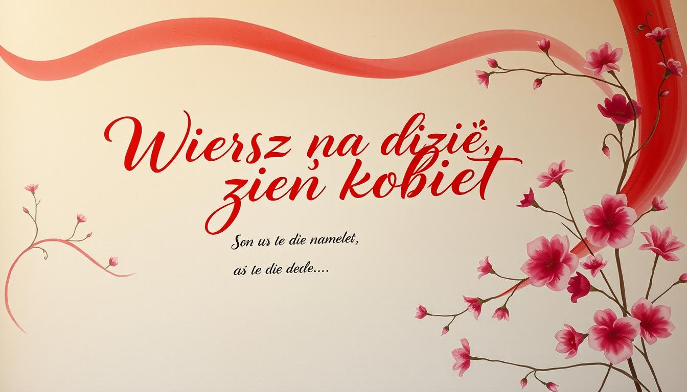 Wiersz na dzień kobiet