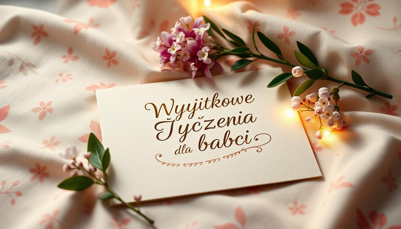 Wyjątkowe życzenia dla babci