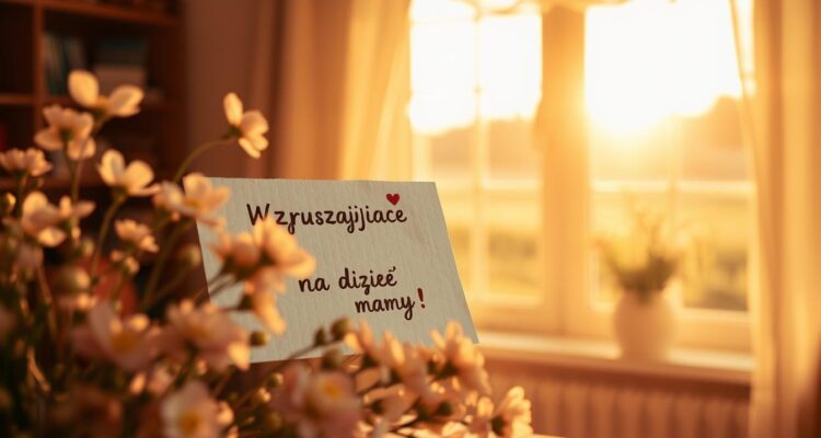 Wzruszające życzenia na dzień mamy