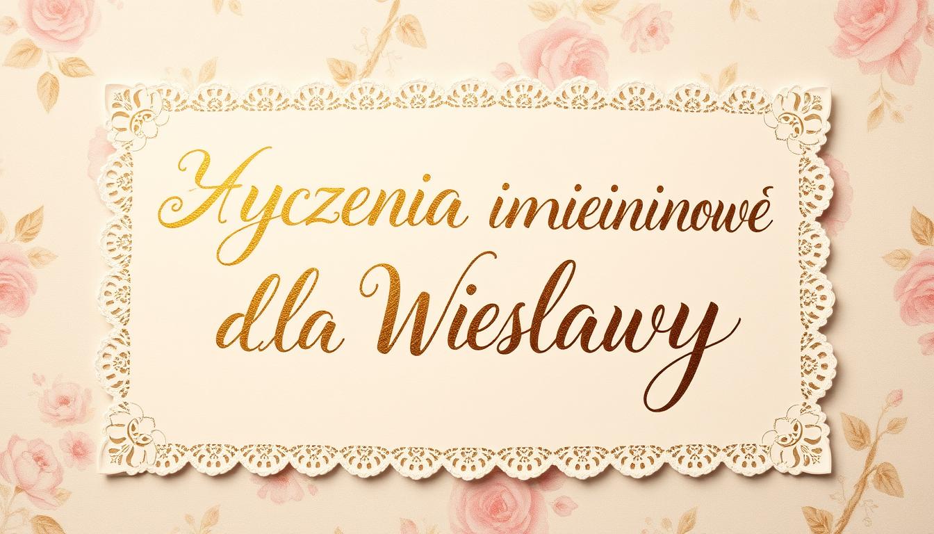 Życzenia imieninowe dla wiesławy