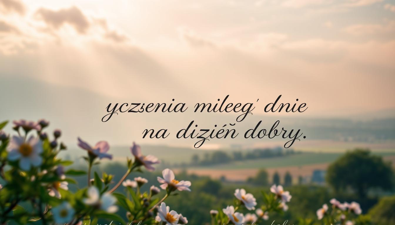 Życzenia miłego dnia na dzień dobry