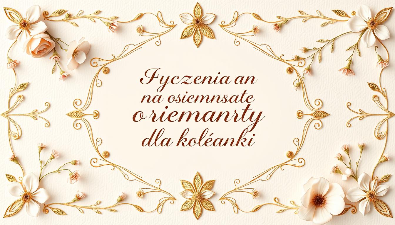 Życzenia na 18 dla koleżanki