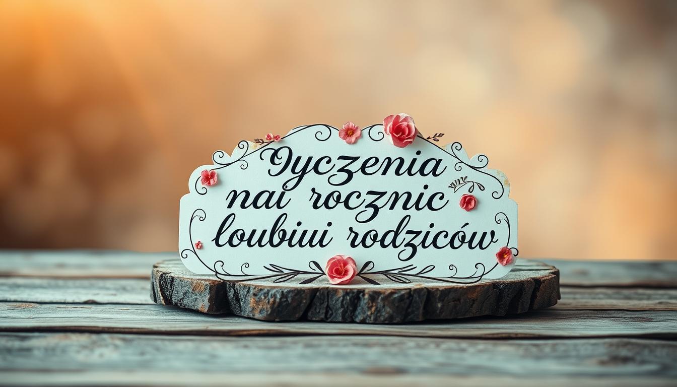 Życzenia na rocznicę ślubu rodziców