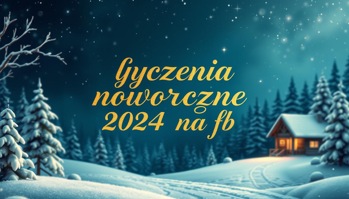 Życzenia noworoczne 2024 na fb