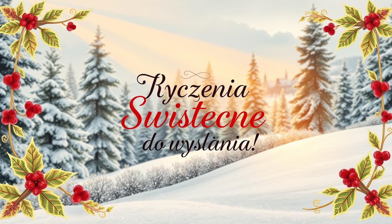 Życzenia świąteczne do wysłania