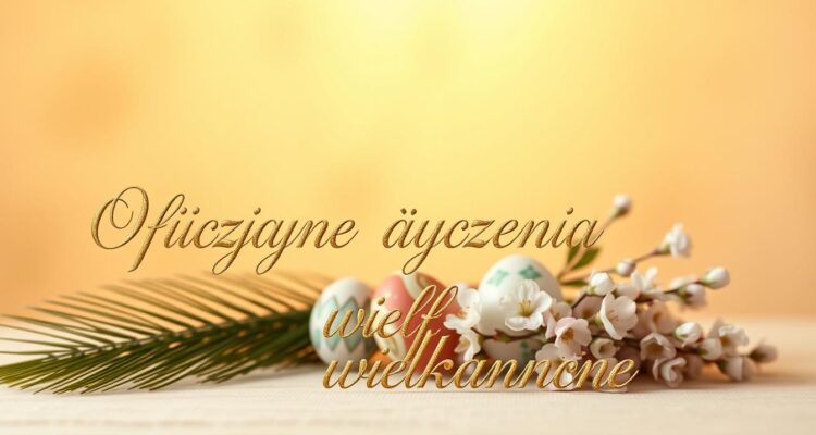 Życzenia świąteczne wielkanocne oficjalne