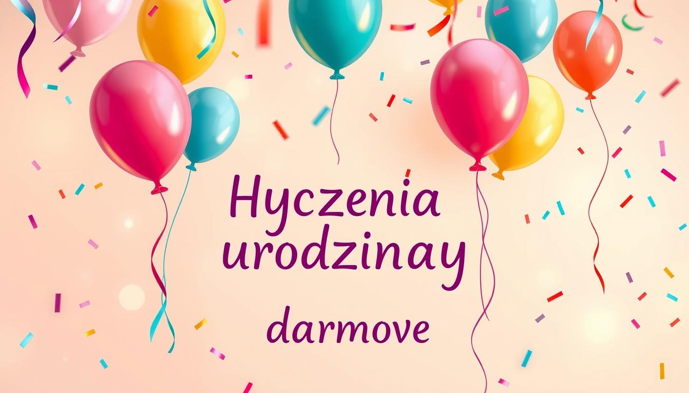 Życzenia urodzinowe darmowe