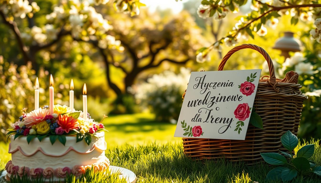 Życzenia urodzinowe dla ireny