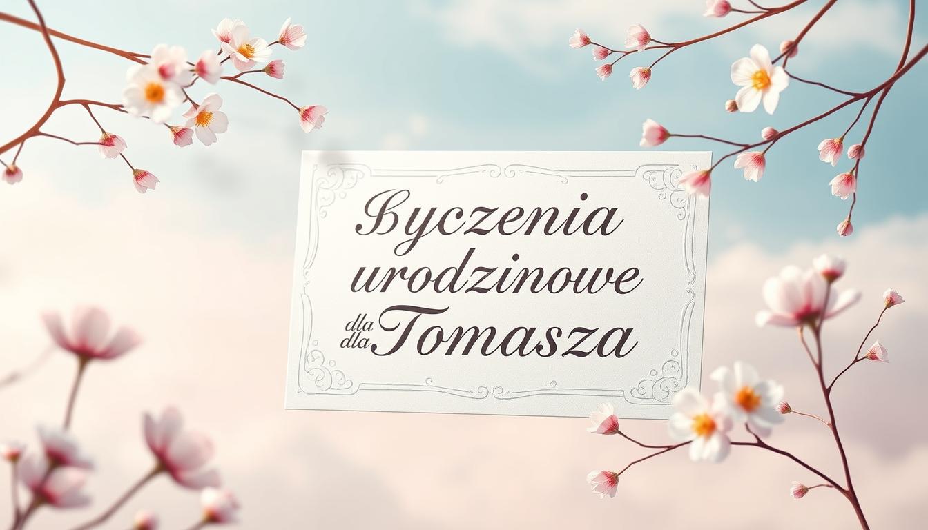 Życzenia urodzinowe dla tomasza
