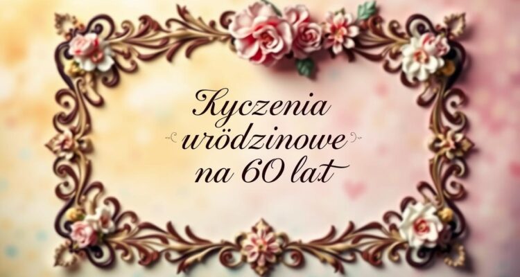 Życzenia urodzinowe na 60